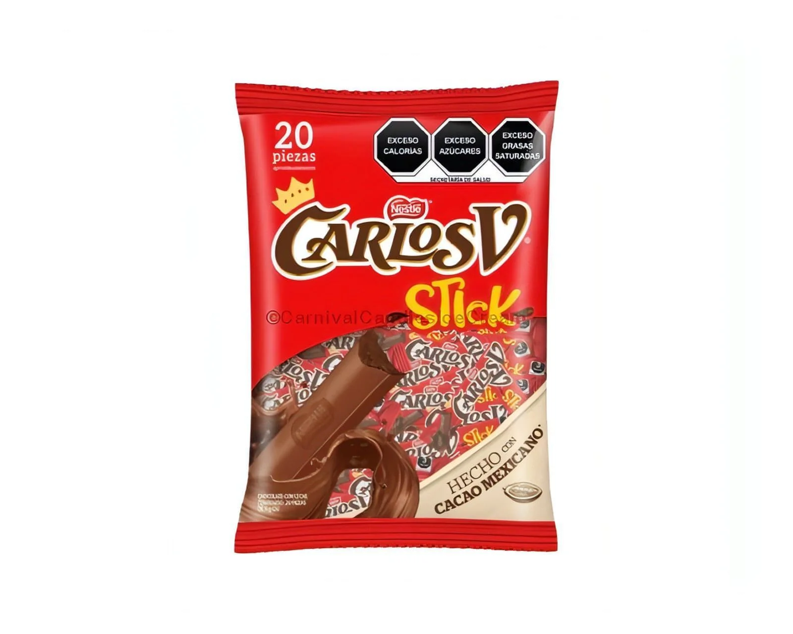 Carlos V Stick – Milk Chocolate Bar (20 ct Box)