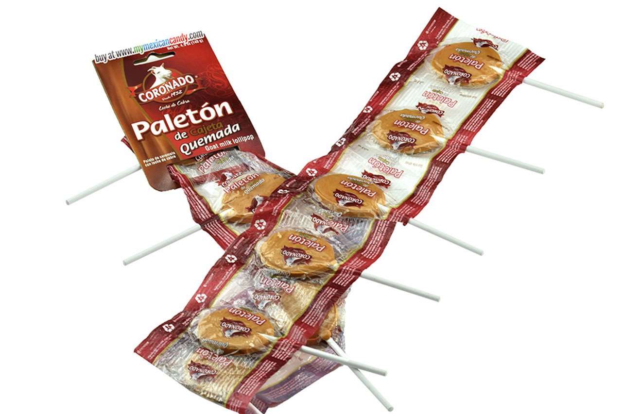 Coronado Paleta de Tira – Milk Caramel Lollipop (10 ct Bag)