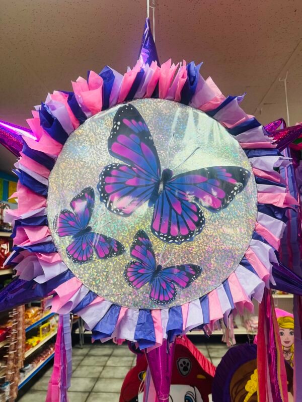 Round piñata with 6 cones 17” - Image 11