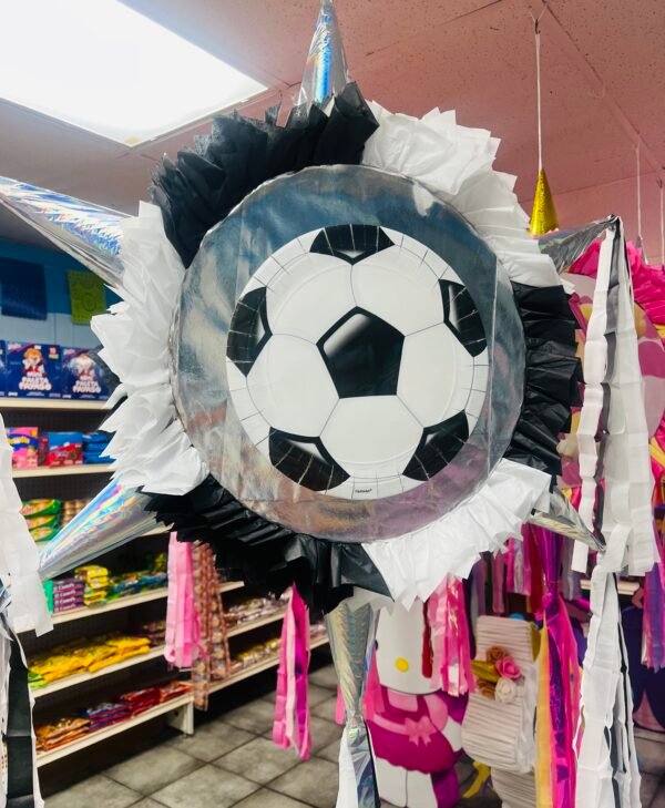 Round piñata with 6 cones 17” - Image 12
