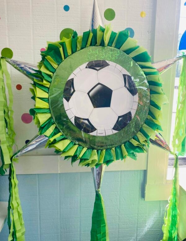 Round piñata with 6 cones 17” - Image 2