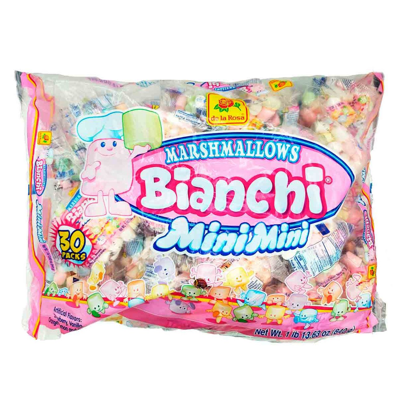 De La Rosa Bombon Mini Mini – Mini Marshmallows (30 ct Bag)