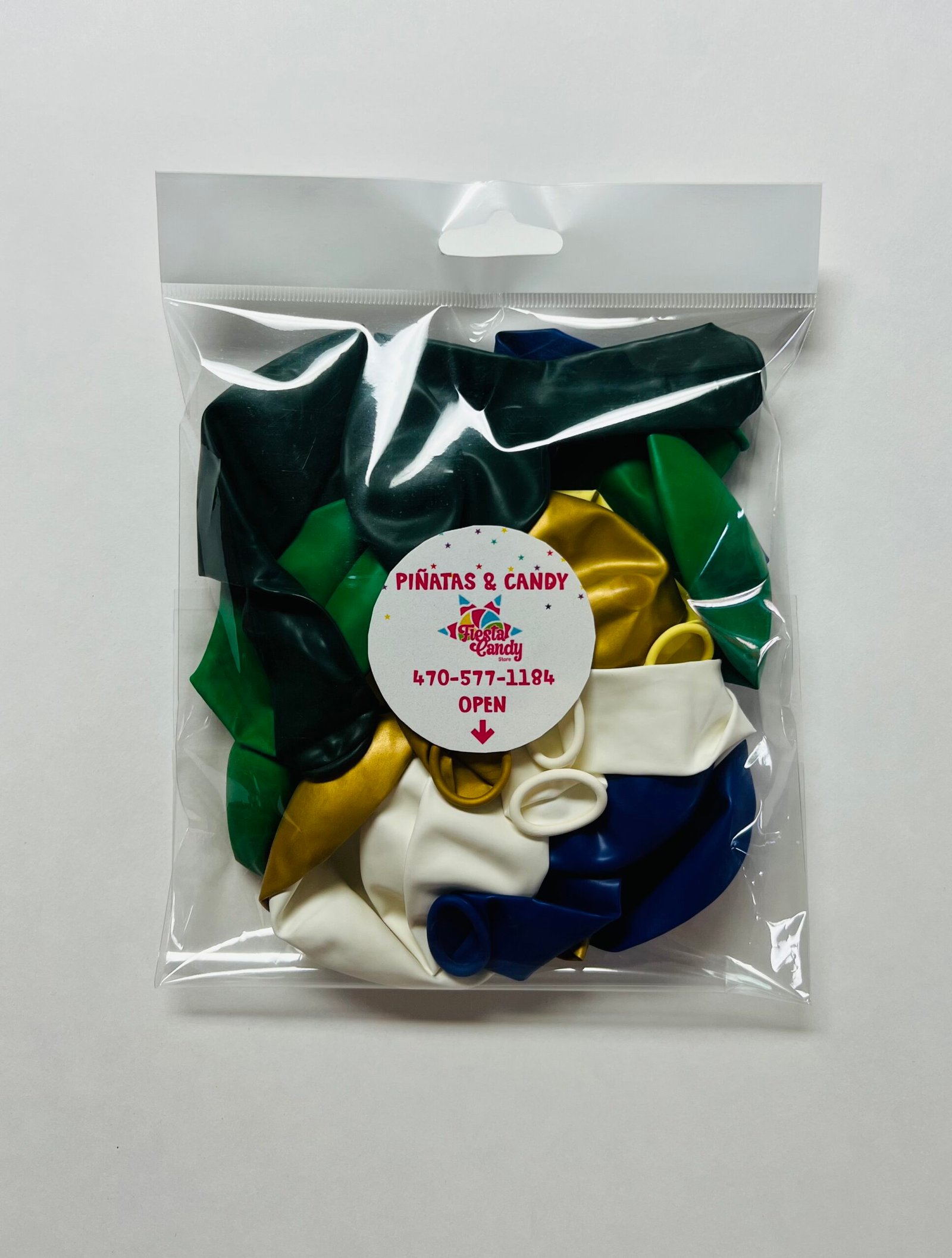 Assorted Color Latex Party Balloons (20-Pack) - Image 2