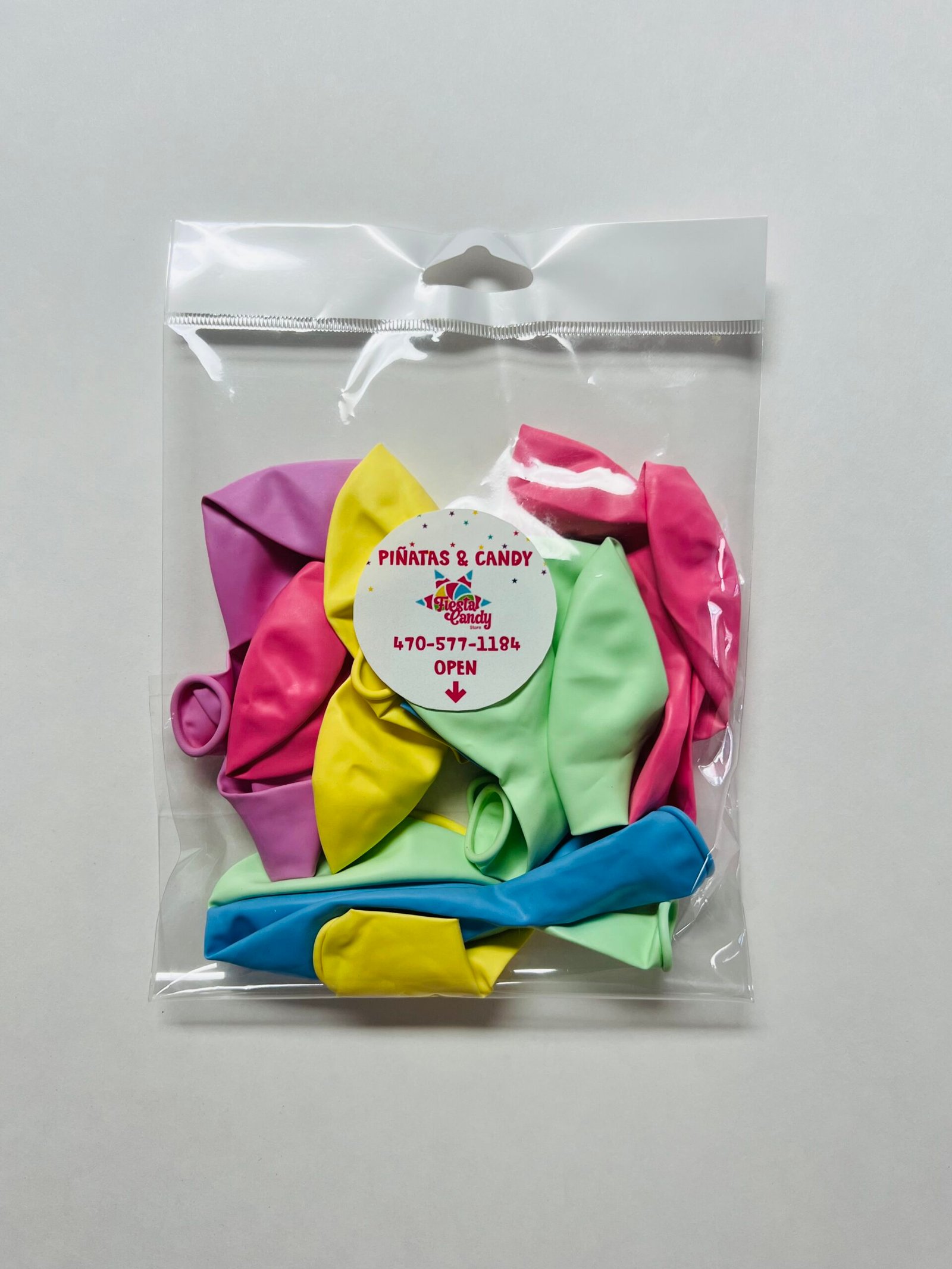 Assorted Color Latex Party Balloons (20-Pack) - Image 3