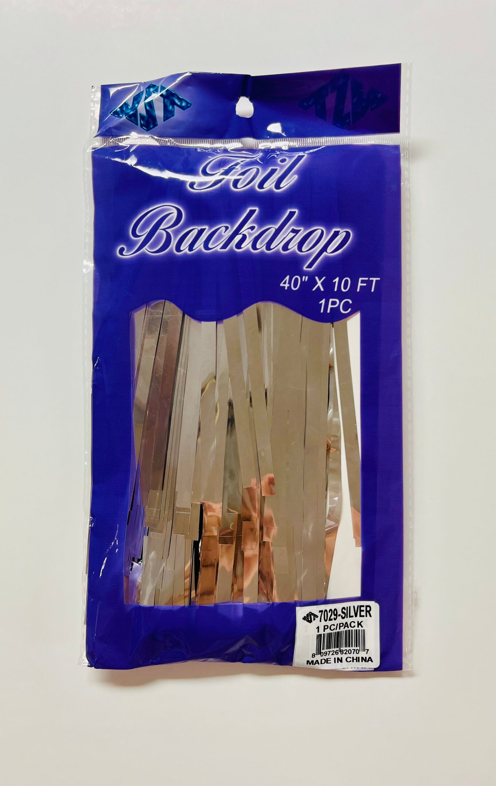 Shimmering Foil Fringe Backdrop (1 Curtain) - Image 5