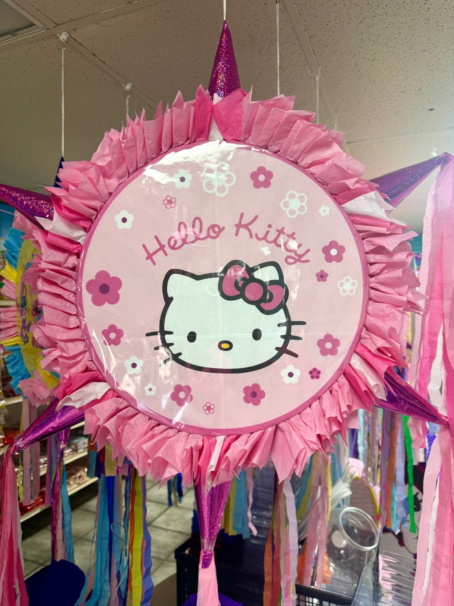 Hello Kitty Piñata with 6 cones (17-inch)