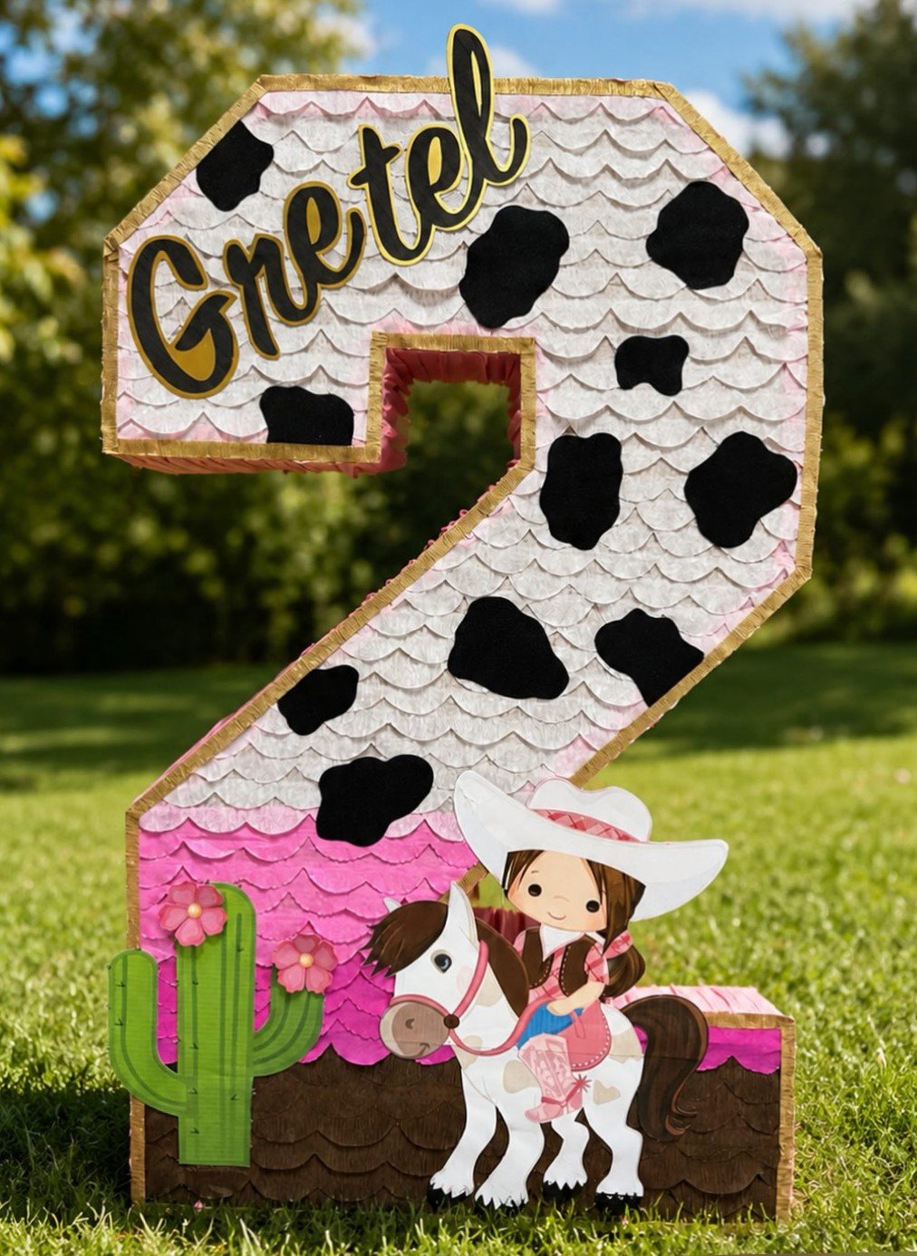 Number 2 Pinata Cowboy Girl