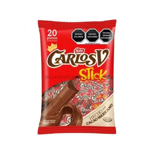 Carlos V Stick – Milk Chocolate Bar (20 ct Box)