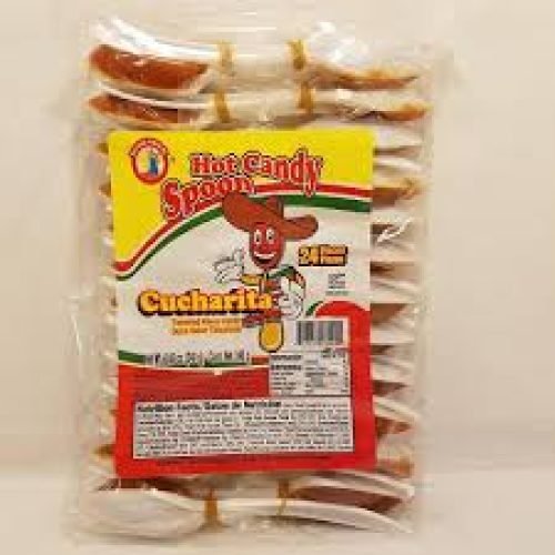 Cuchara Tamarindo – Tamarind Candy Spoons (24 ct Jar)