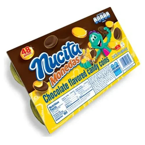 Nucita Chocolate Moneda de Oro – Gold Coin Chocolates (48 ct Bag)