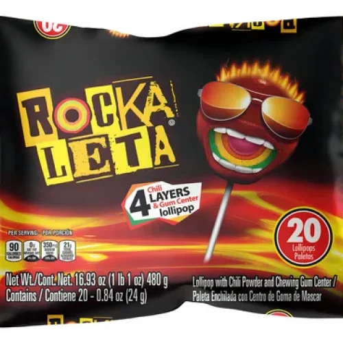 Rockaleta – Layered Chili Lollipop (20 ct Box)