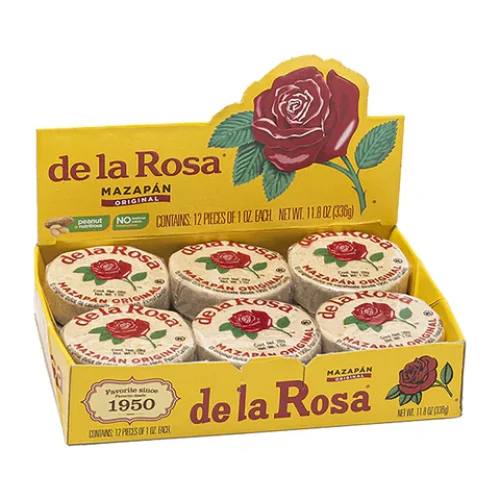 De La Rosa Mazapan Chico – Small Peanut Marzipan (12 ct Box)