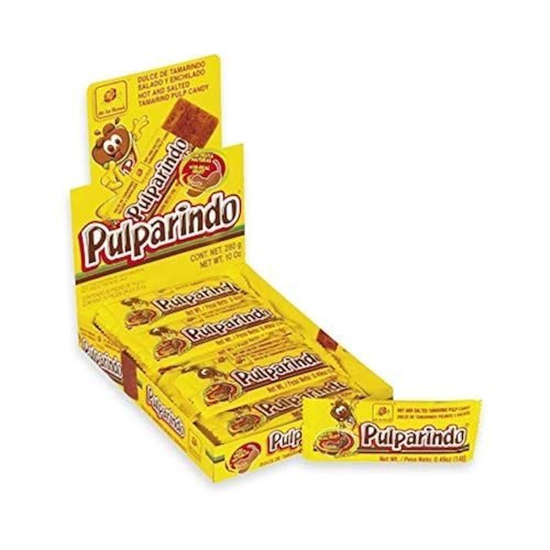 De La Rosa Pulparindo – Tamarind Candy Bar (20 ct Box)