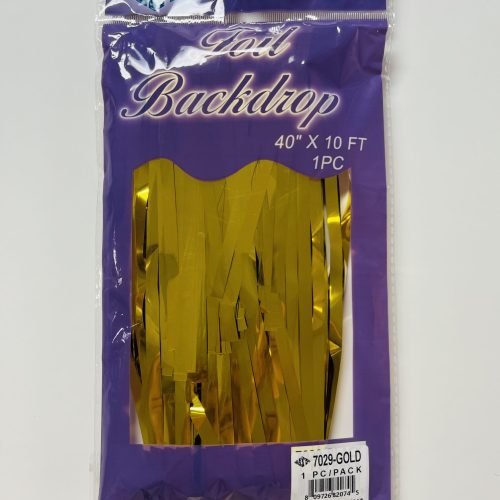 Shimmering Foil Fringe Backdrop (1 Curtain)