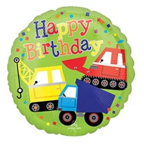 Happy Birthday Trucks – Balloon