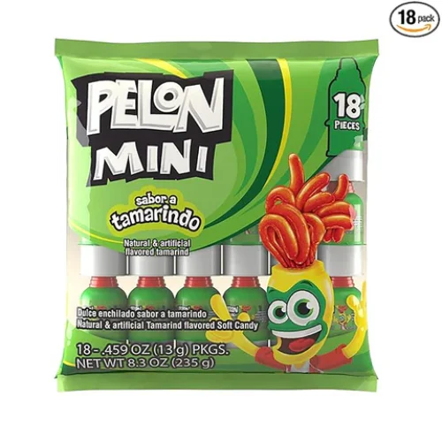 Lorena Mini Pelon Pelonazo – Tamarind Pulp Candy (18 ct Bag)