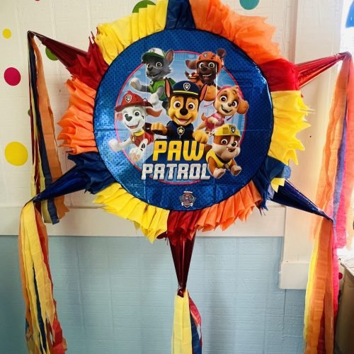 Paw Patrol Piñata with 6 cones (17-inch)