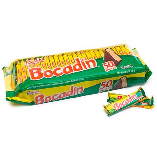 Ricolino Bocadin – Chocolate Coated Wafer (50 ct Box)